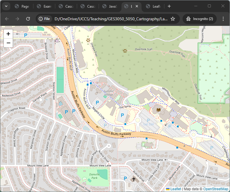 Figure 4.6: Screenshots of HTML Example 6