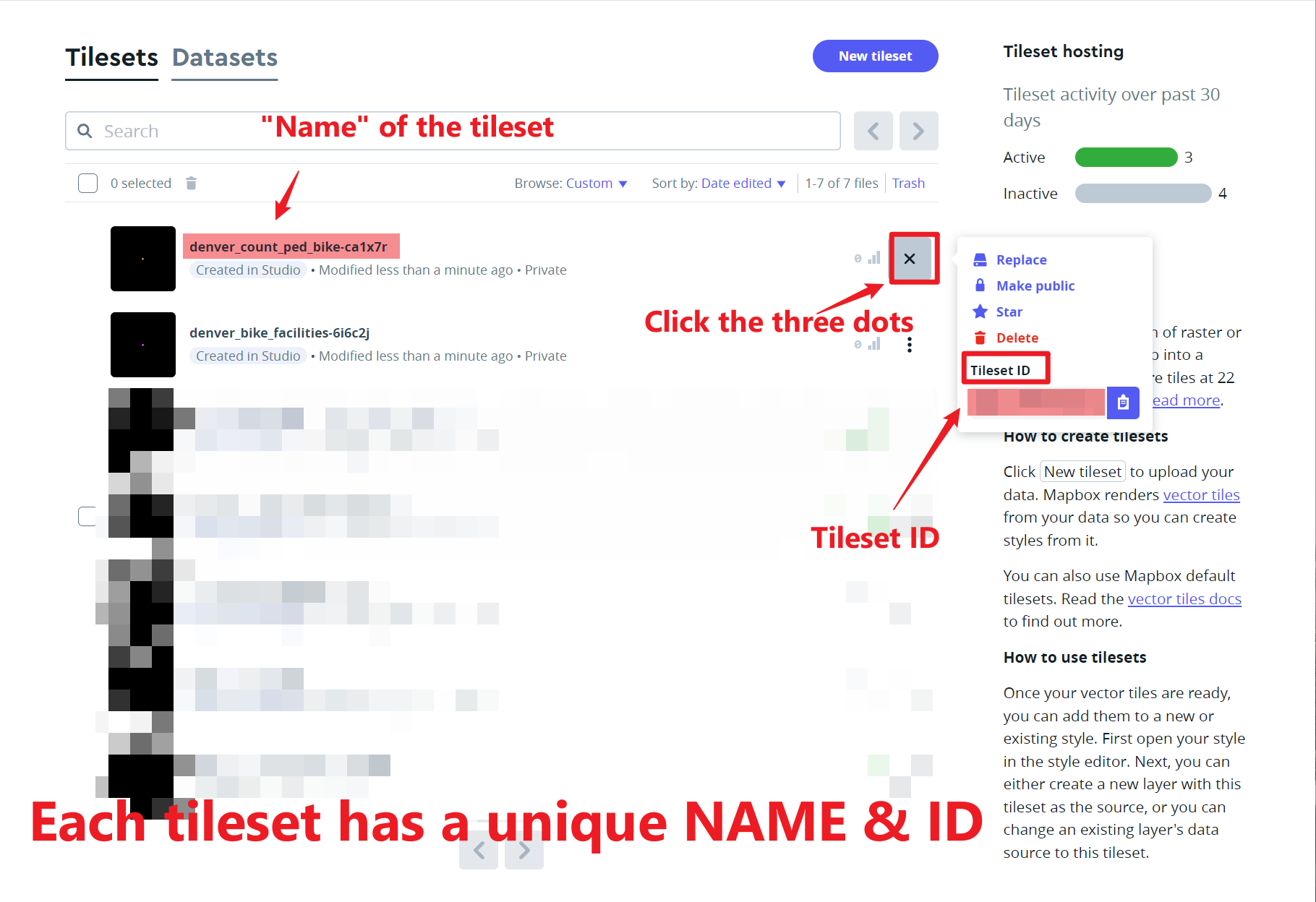 Figure 6.X: Tileset ID and NAME