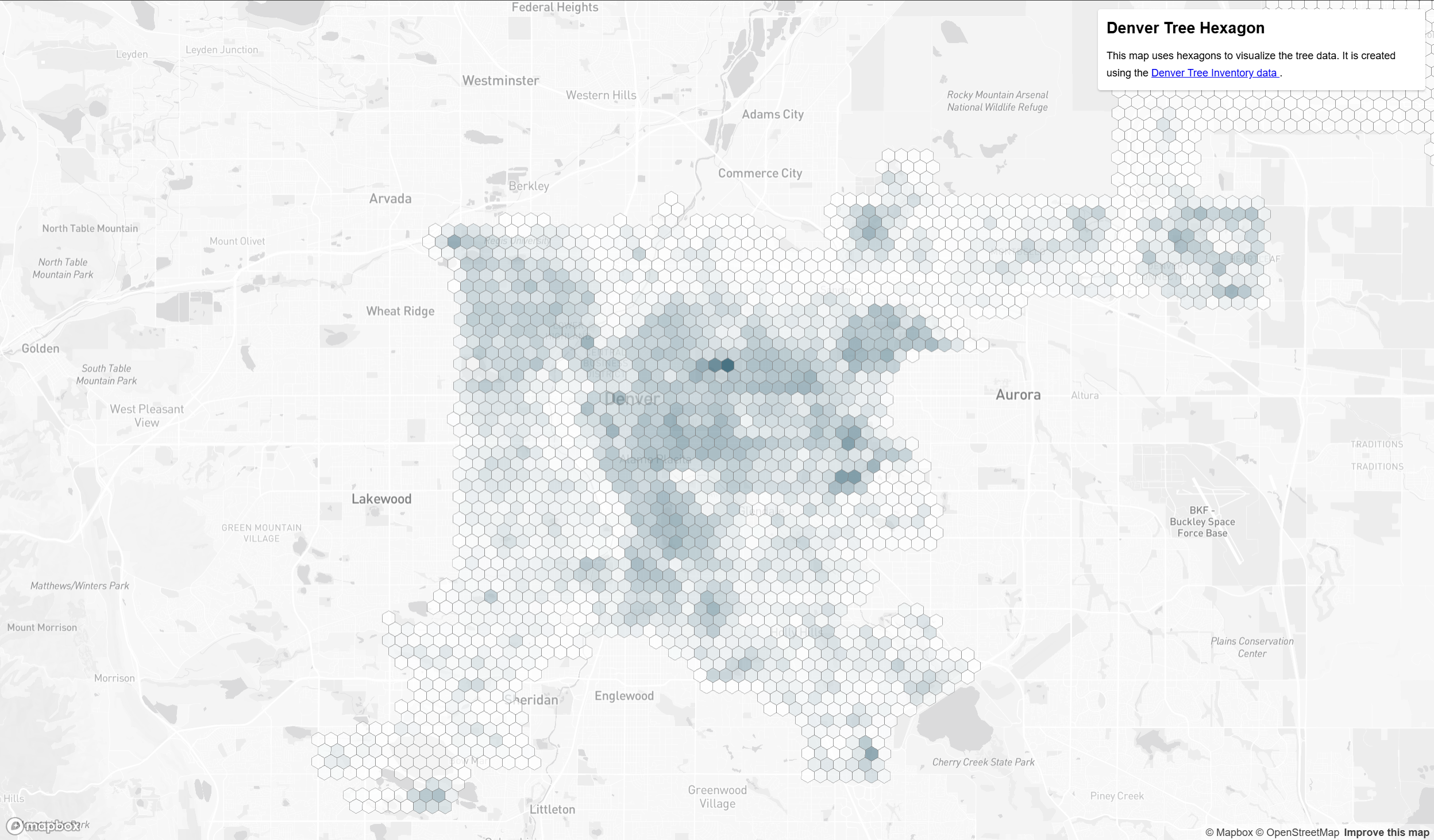 Figure 7.5: Screenshots of Mapbox Example 15
