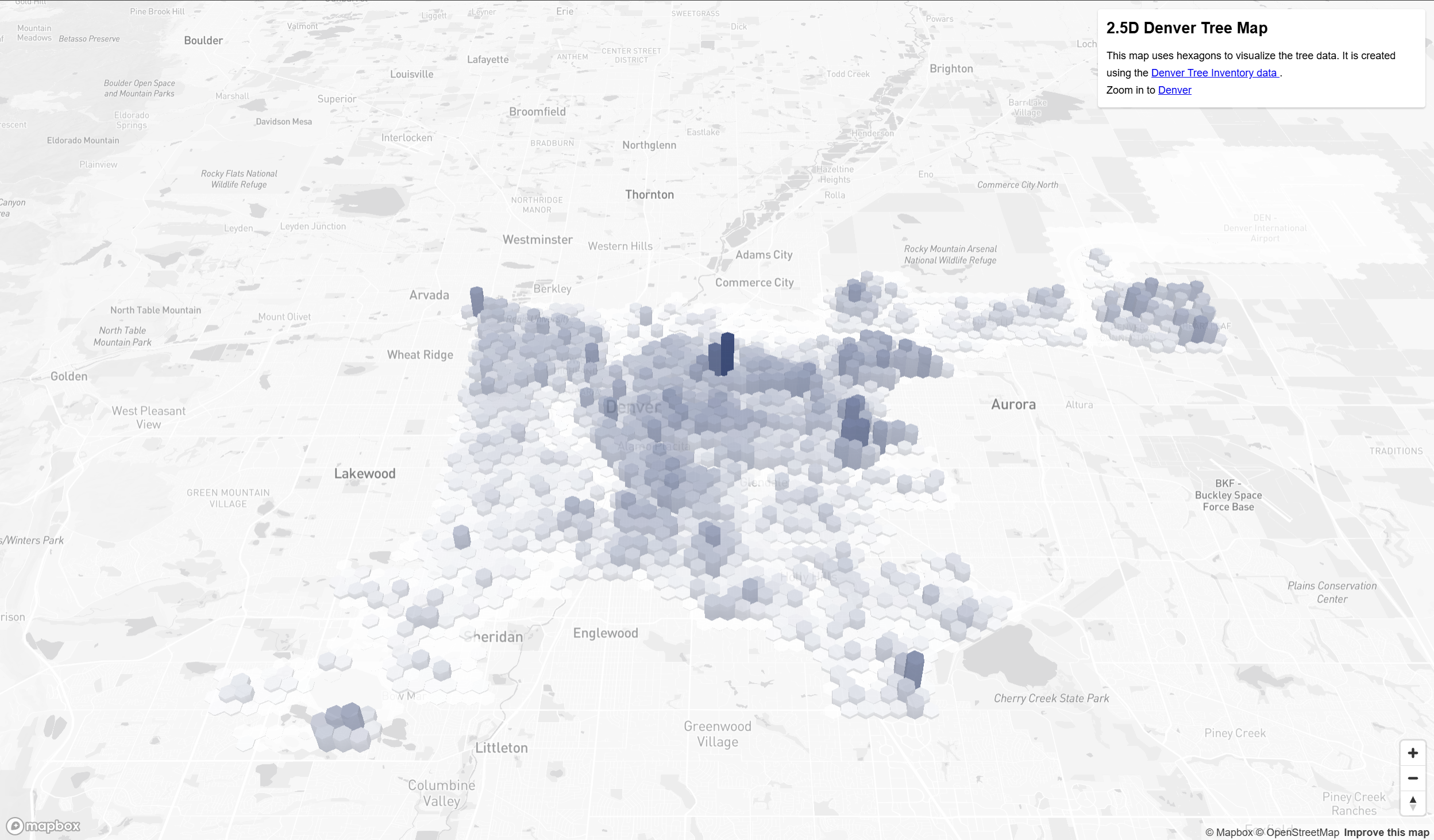 Figure 7.7: Screenshots of Mapbox Example 15